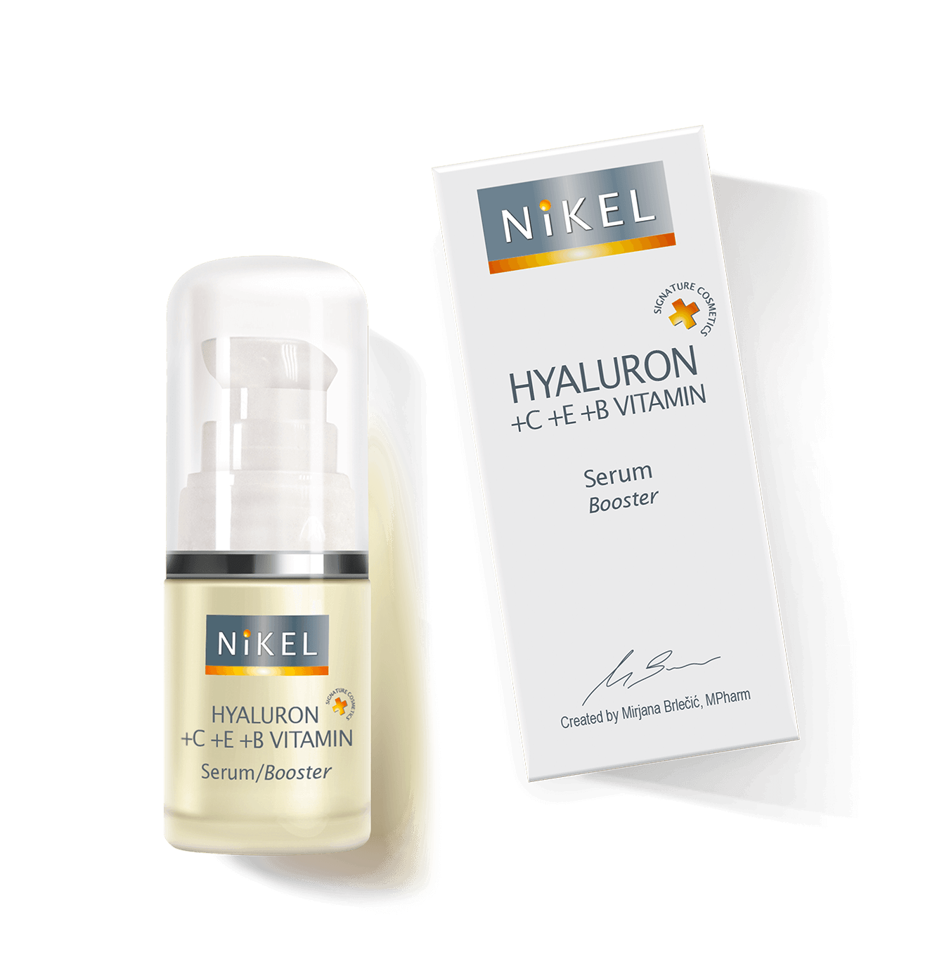 Hijaluron serum s vitaminima C, E i B za sve tipove kože - Nikel kozmetika