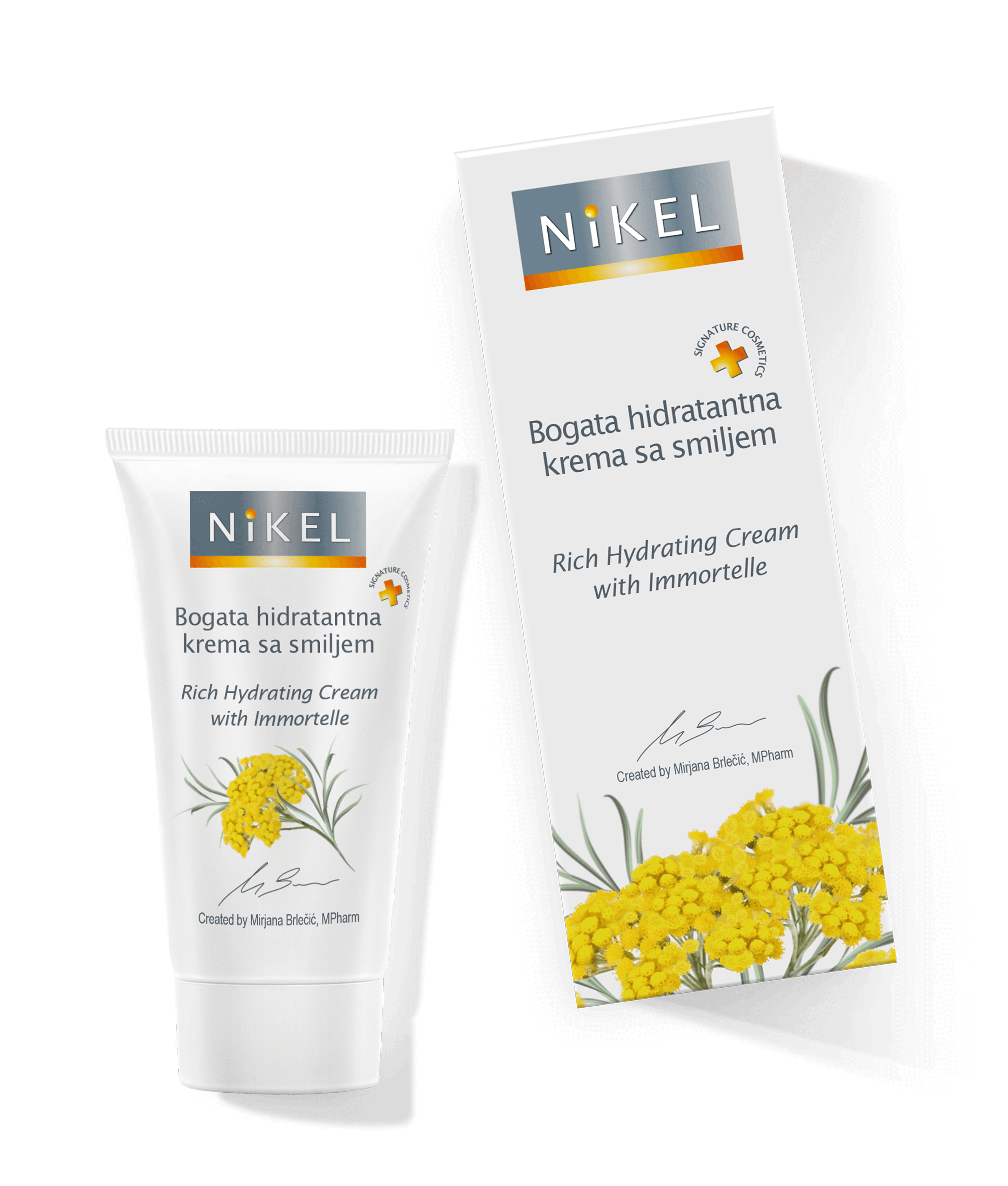 Bogata hidratantna krema sa smiljem - Nikel kozmetika