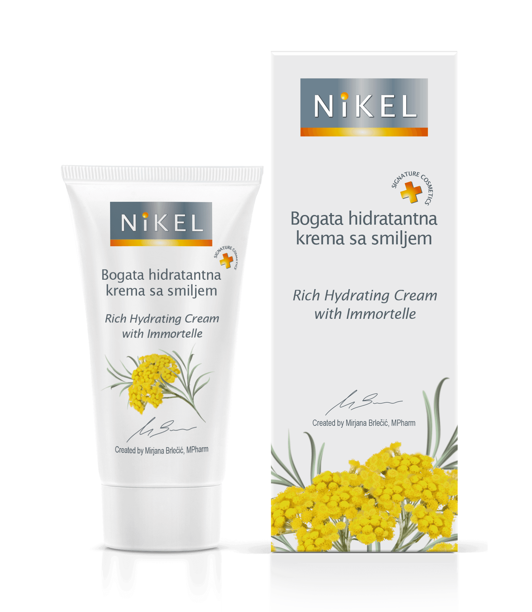 Bogata hidratantna krema sa smiljem - Nikel kozmetika
